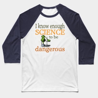 Funny Science Scientist Lab Equipment T-Shirt Baseball T-Shirt